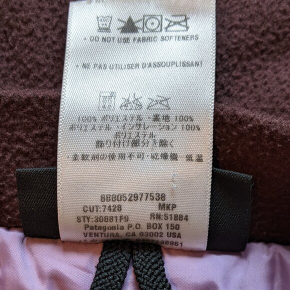 Patagonia Insulated Sidewall Jacket Plaid Ski Snowboard - Picture 6 of 9